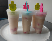 Picolé cremoso de frutas