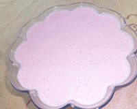 Mousse de uva de gelatina