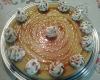 Torta de doce de leite com suspiros