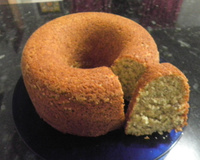 Bolo saudável de aveia com banana