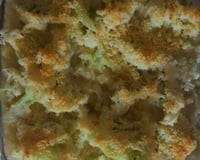 Couve-flor gratinada com carne moída