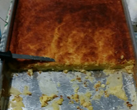 Bolo de milho verde com espiga de milho