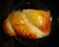 Pão doce de leite condensado