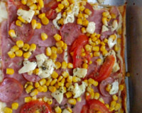 Massa de pizza liquidificador