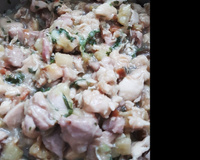 Peito de frango com berinjela