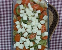 Macarrão com abobrinha e cenoura