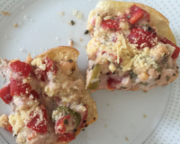 Brusqueta com philadelphia