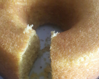 Bolo de milho sem leite com óleo de girassol