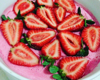Mousse de morango facílimo