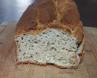 Pão sem glúten com farinha de arroz