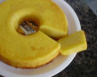 Bolo cremoso de fubá