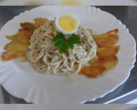 Macarrão com atum da Dedê