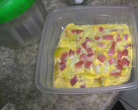 Souflé de cenoura de microondas