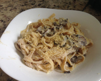 Fettuccini ao molho de cogumelos