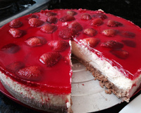 Cheesecake de morango