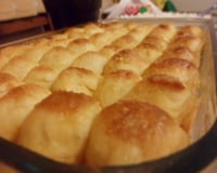 Frango com batata flutuante