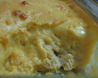 Frango com creme de milho