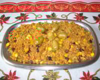 Farofa Natalina de carne moída mista