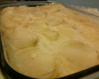 Filé de merluza com batata no forno