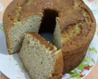 Bolo saudável de aveia com banana