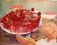 Tortinha de morango de dar água na boca.