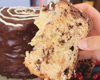 Panetone de chocolate com recheio de maracujá é a sensação em toda ceia de Natal na minha casa