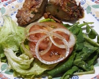 Atum fresco grelhado