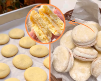 Esse biscoito de leite Ninho com recheio cremoso é uma indecência: receita fácil rende 10 unidades