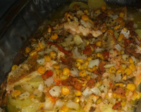 Filé de polaca assado ao forno