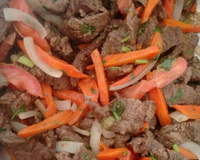 Picadinho de bife de alcatra ou contra filé