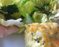 Omelete de forno light com couve-flor