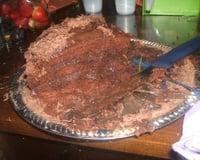 Bolo de chocolate e Nutella da Junia