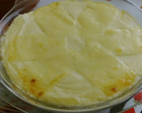 Escondidinho de frango e catupiry