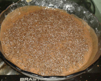 Flan de chocolate sem gelatina e ovos