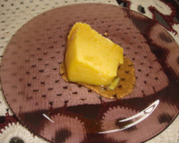 Pudim de milho de micro-ondas