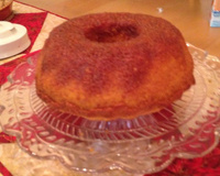 Bolo de fubá com laranja