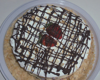 Bolo mil folhas de morango