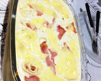 Caneloni de Presunto e Queijo ao molho