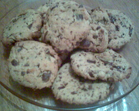 Cookies com pedaços de chocolate