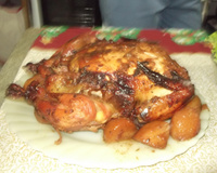 Chester com vinho branco