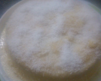 Bolo fofinho de fubá de microondas