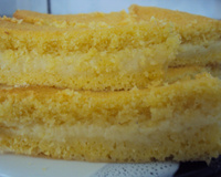 Bolo cremoso de fubá