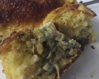 Torta de brócolis com bacon