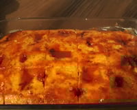 Bolo de fubá com goiabada