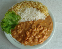 Estrogonofe de camarão