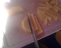 Batata palha no forno