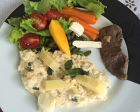 Risoto de palmito cremoso