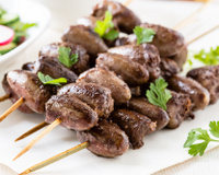 Churrasco: como fazer coração de galinha