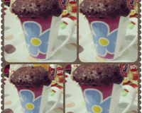 Bolo de chocolate na caneca