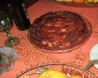 Bolo de banana caramelado